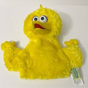 2003 Sesame Street Yellow Big Bird Hand Puppet Toy